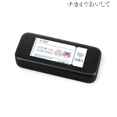 『ナカまであいして』百瀬あん先生 描き下ろし 常盤&楪 ar-Unity ちびキャラ トラベルver. メガネケース ver.C